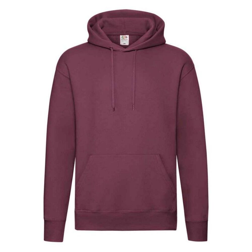 Fruit of the Loom Mens  Hoodie / Burgundy